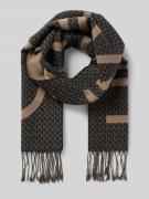 CK Calvin Klein Schal aus Woll-Mix in Black, Größe 1