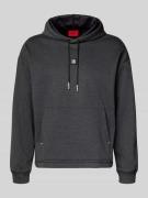 HUGO Regular Fit Hoodie aus Baumwoll-Mix Modell 'DINEO' in Mittelgrau,...