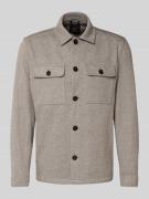 Zuitable Hemdjacke mit Knopfleiste Modell 'Theo' in Beige, Größe L