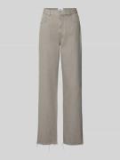 Marella Jeans mit 5-Pocket-Design in Hellgrau, Größe 34