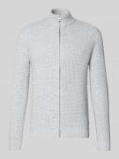 Tom Tailor Regular Fit Strickjacke mit Woll-Anteil in Hellgrau, Größe ...