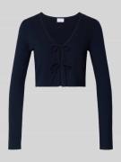 Jake*s Cocktail Bolero mit Schnürverschluss in Marine Melange, Größe 3...