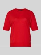 Windsor Relaxed T-Shirt mit Logo-Applikation in Rot, Größe 36