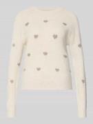 Vero Moda Regular Fit Strickpullover mit Intarsien Modell 'DOFFY INTAR...