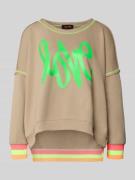 miss goodlife Oversized Sweatshirt mit gerippten Abschlüssen in Sand, ...