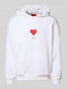 HUGO Regular Fit Hoodie aus reiner Baumwolle Modell 'DALENTINOS' in We...