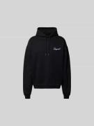 Dsquared2 Regular Fit Hoodie mit Logo-Stitching in Black, Größe L