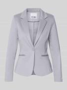 ICHI Blazer mit Reverskragen Modell 'KATE' in Hellgrau, Größe L