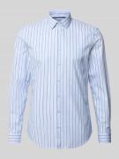 Jake*s Slim Fit Business Hemd aus Baumwoll mit Kentkragen in Bleu, Grö...