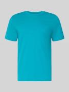s.Oliver RED LABEL Regular Fit T-Shirt aus reiner Baumwolle in Tuerkis...