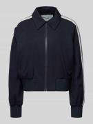 Marc O'Polo Denim Regular Fit Sweatjacke mit Viskose-Anteil in Marine,...