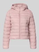 Only Regular Fit Steppjacke mit Kapuze Modell 'TAHIA' in Hellrosa, Grö...