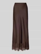 Vila Maxirock mit Spitzenbesatz Modell 'ELLETTE' in Mittelbraun, Größe...