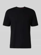 HUGO T-Shirt mit Label-Stitching Modell 'Austin' in Black, Größe M
