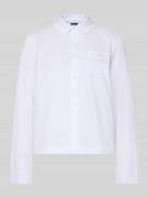 JOOP! Regular Fit Hemdbluse mit Brusttasche Modell 'Bella' in Weiss, G...