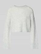 Noisy May Regular Fit Pullover in Strick-Optik Modell 'Milla' in Hellg...