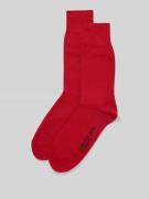 Christian Berg Men Socken mit Label-Print im 2er-Pack in Rot, Größe 39...