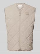 Calvin Klein Jeans Steppweste mit Reißverschluss in Sand, Größe M