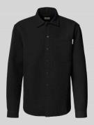 Redefined Rebel Regular Fit Hemdjacke mit Woll-Anteil und Label-Detail...