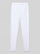 s.Oliver RED LABEL Regular Fit Leggings aus Baumwoll-Mix in Weiss, Grö...
