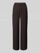 OPUS Stoffhose mit elastischem Bund Modell 'Marou' in Schoko, Größe 38