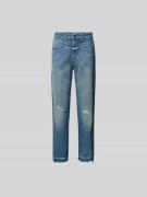 Closed Straight Fit Jeans im Destroyed-Look in Jeansblau, Größe 26