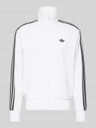 adidas Originals Trainingsjacke mit Stehkragen in Weiss, Größe M