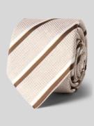 Gierremilano Seidenkrawatte aus reiner Seide mit Logo-Patch (7,5cm) in...