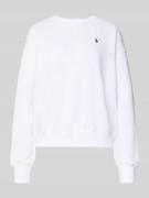 Polo Ralph Lauren Oversized Sweatshirt aus Baumwoll-Mix in Weiss, Größ...