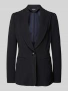 Emporio Armani Blazer mit Reverskragen in Black, Größe 38