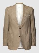 Carl Gross 2-Knopf-Sakko aus Leinen mit Reverskragen Modell 'Sander' i...