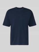 MCNEAL Regular Fit T-Shirt aus reiner Baumwolle in Dunkelblau, Größe L