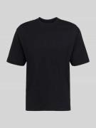 MCNEAL Regular Fit T-Shirt aus reiner Baumwolle in Black, Größe L