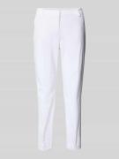 Cambio Slim Fit Hose mit verkürztem Schnitt Modell 'STELLA' in Weiss, ...