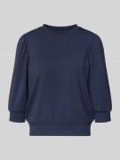 Rich & Royal Loose Fit Sweatshirt mit 3/4-Arm in Marine, Größe XL