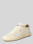 Blauer USA Sneaker aus Leder-Mix mit Logo-Detail Modell 'Murray' in We...