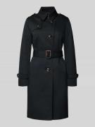 Jake*s Casual Trenchcoat mit Stoffgürtel in Black, Größe 34