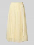 JOOP! Midirock mit elastischem Label-Bund Modell 'Fridi' in Hellgelb, ...