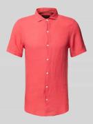 Superdry Regular Fit Freizeithemd aus reinem Leinen in Kirsche, Größe ...