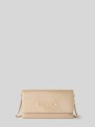 Liu Jo White Portemonnaie mit Logo-Prägung in Gold, Größe 1