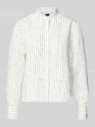BOSS Regular Fit Langarmbluse aus Modal-Mix Modell 'BERTYNA' in Weiss,...