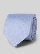 OLYMP Seidenkrawatte aus reiner Seide mit Logo-Patch (6,5 cm) in Bleu,...