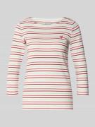 Tom Tailor Regular Fit 3/4-Shirt aus Baumwoll-Mix in Pink, Größe L