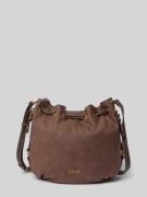 Liu Jo White Bucket mit Logo-Applikation Modell 'Ginesa' in Dunkelbrau...