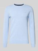 s.Oliver RED LABEL Regular Fit Pullover aus reiner Baumwolle in Hellbl...