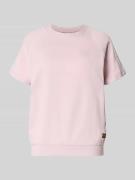 G-Star Raw Regular Fit T-Shirt mit Logo-Patch Modell 'Raglan' in Hellr...