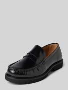 SELECTED HOMME Loafer aus echtem Leder Modell 'HUGO' in Black, Größe 4...