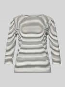 Windsor 3/4-Shirt aus Lyocell-Baumwoll-Mix in Offwhite, Größe 36