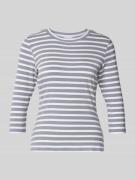 comma Longsleeve mit 3/4-Ärmel in Offwhite, Größe 34