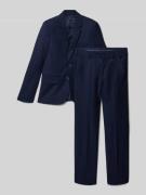 Standar Slim Fit Anzug mit Viskose-Anteil in Marine, Größe 140